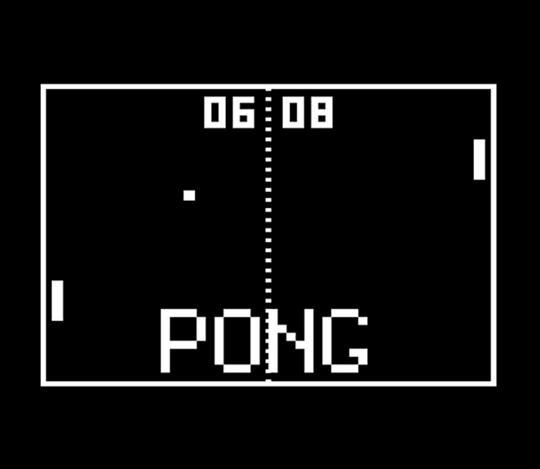 Первые игры Pong